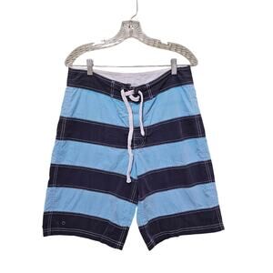 Converse One Star Men's Blue Swim Trunks Size 32 Beach Retro 90's Summer